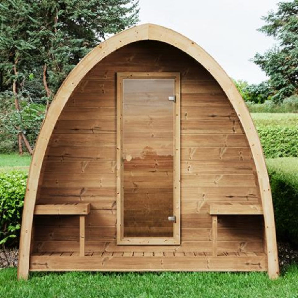 SaunaLife G3 6 Person Outdoor Cabin Sauna