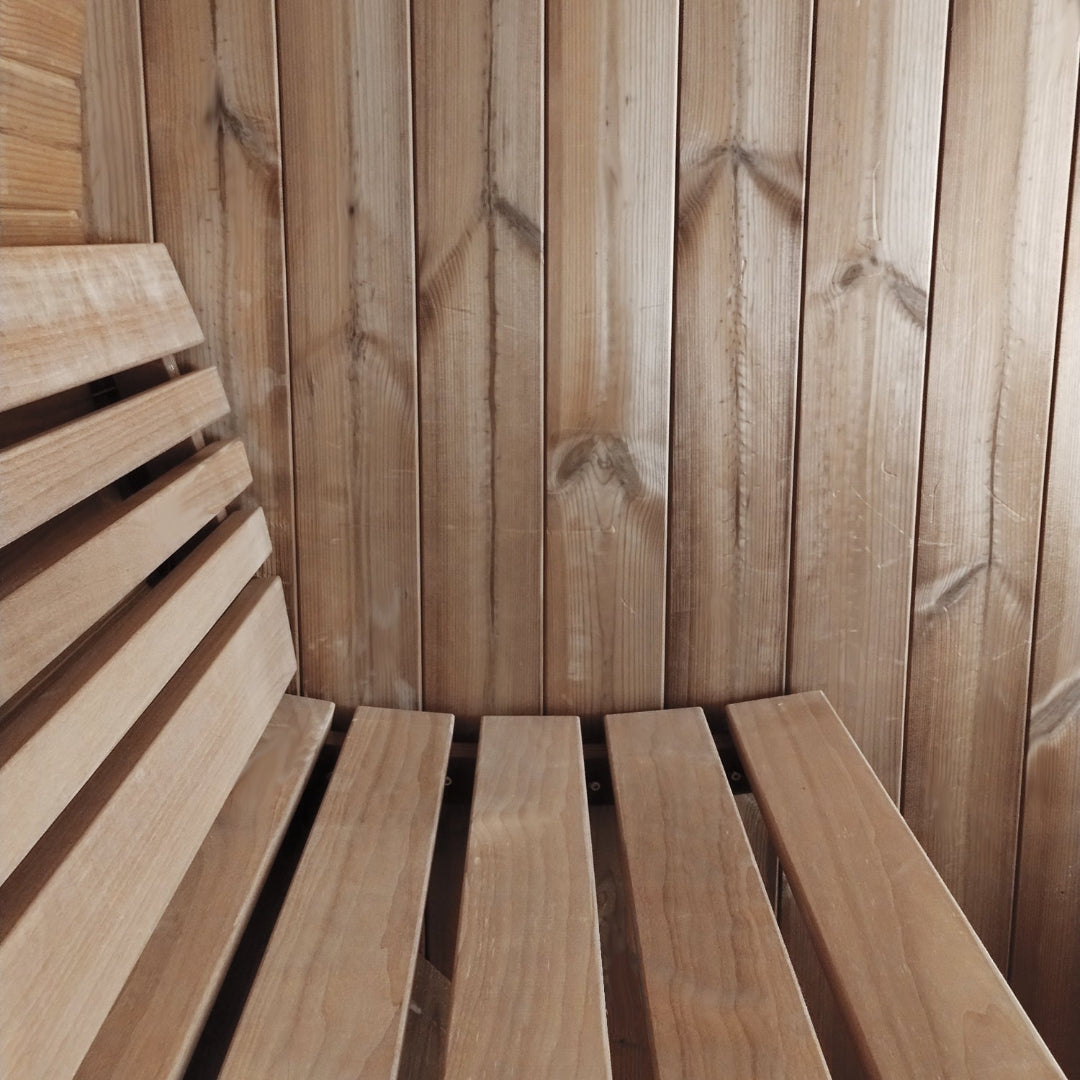 SaunaLife Model E6 ERGO Series 3 Person Barrel Sauna