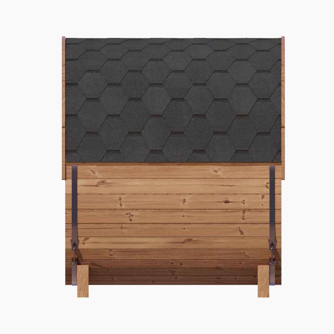 SaunaLife Model E6 ERGO Series 3 Person Barrel Sauna