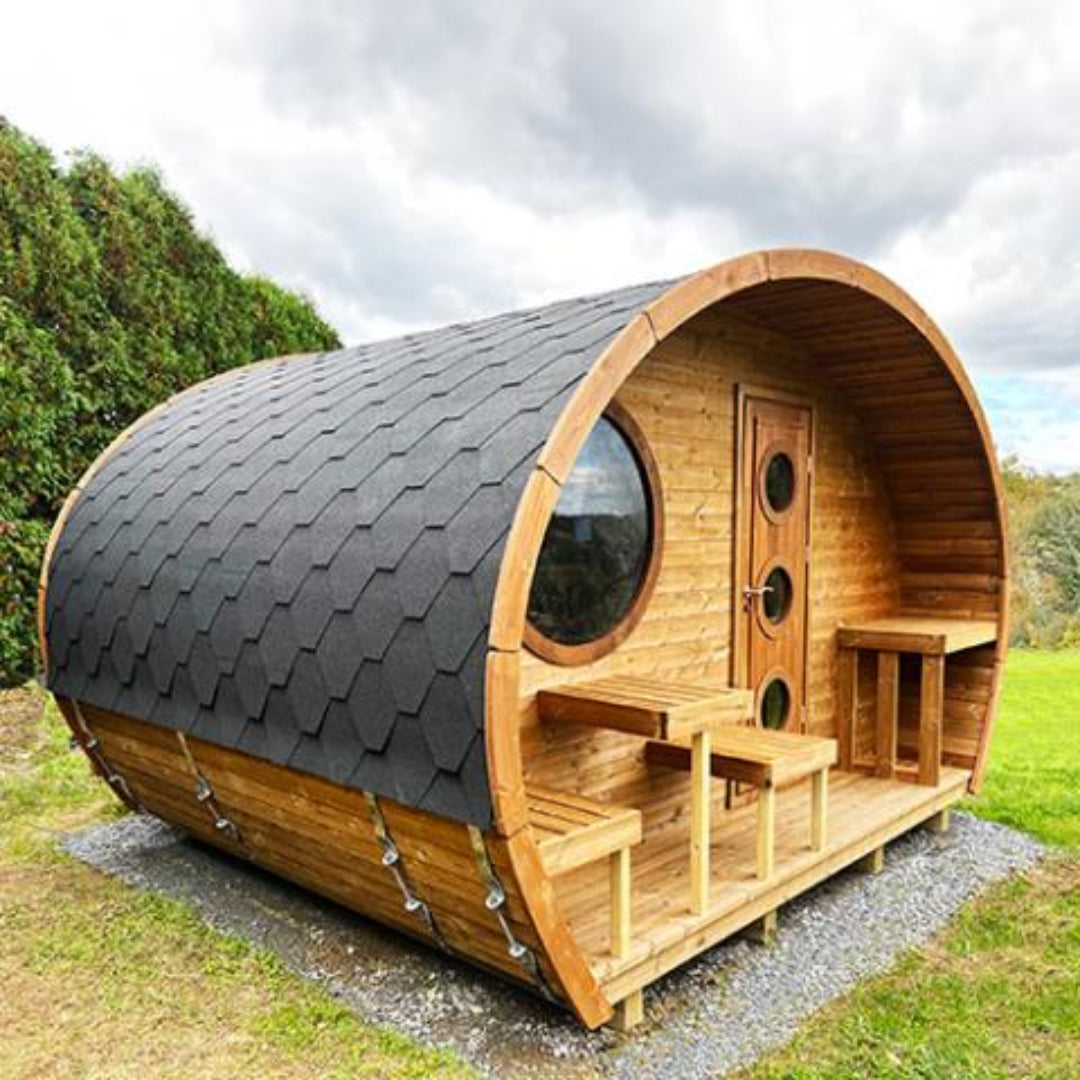 SaunaLife G11 Garden Series 8-Person Outdoor Sauna