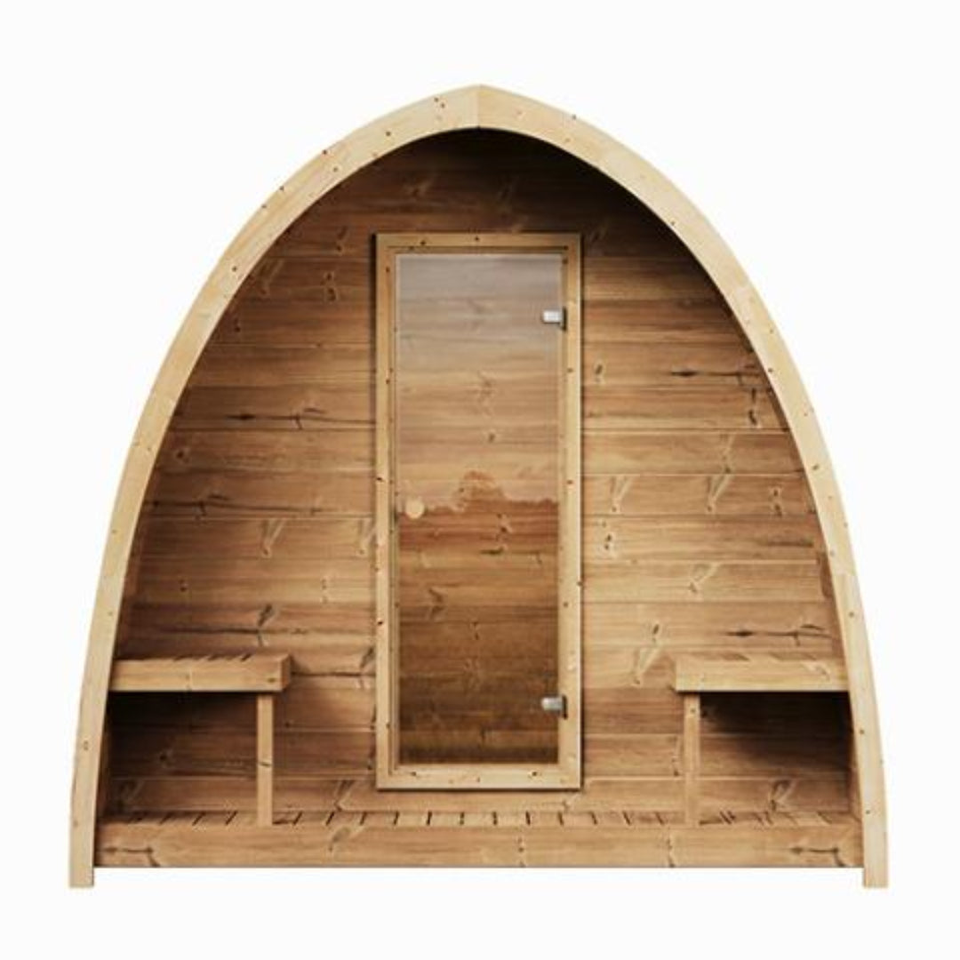 SaunaLife G3 6 Person Outdoor Cabin Sauna