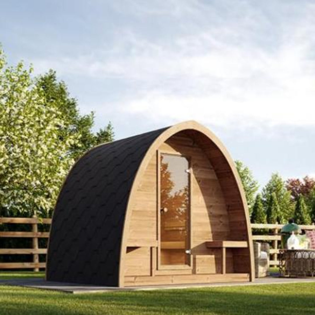 SaunaLife G3 6 Person Outdoor Cabin Sauna