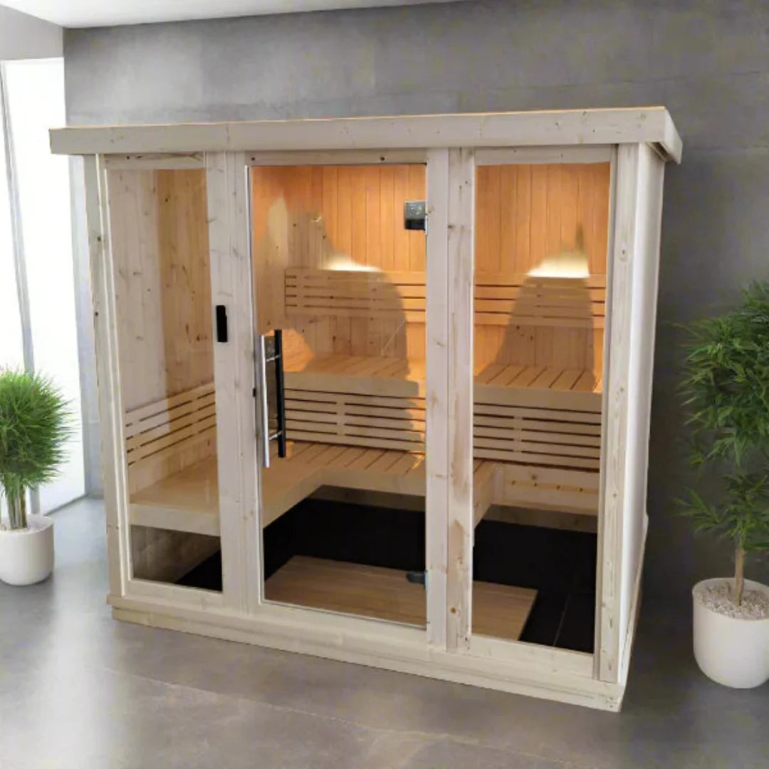 SaunaLife Model X7 6 Person Indoor Traditional Sauna