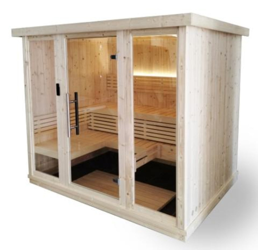 SaunaLife Model X7 6 Person Indoor Traditional Sauna