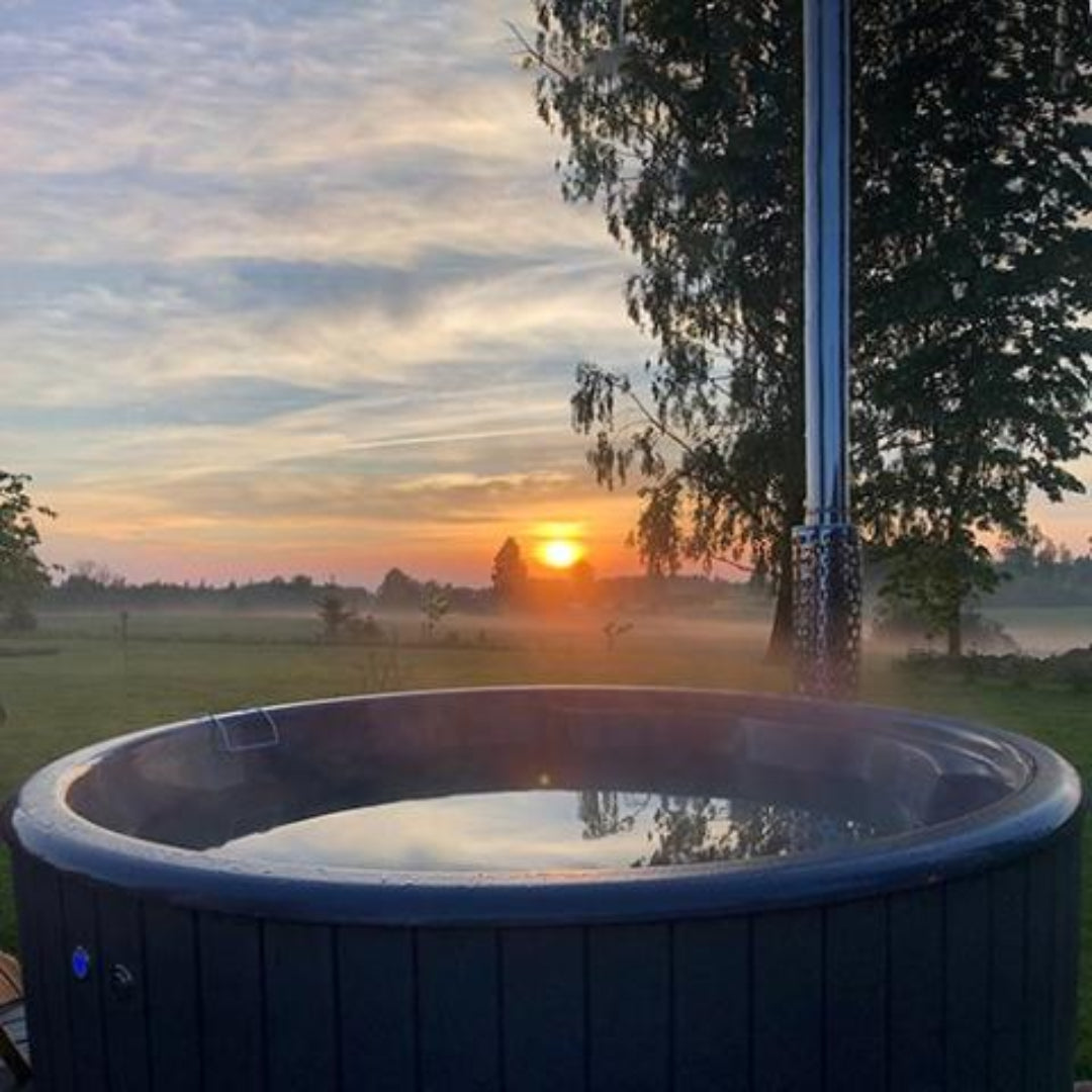 SaunaLife Model S4N Soak-Series 6 Person Wood-Fired Hot Tub