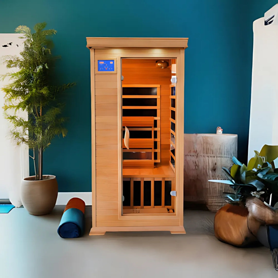 Sunray Saunas HL100K Sedona 1 Person Infrared Sauna