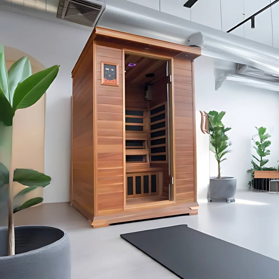 Sunray Saunas HL200K Sierra 1 Person Infrared Sauna