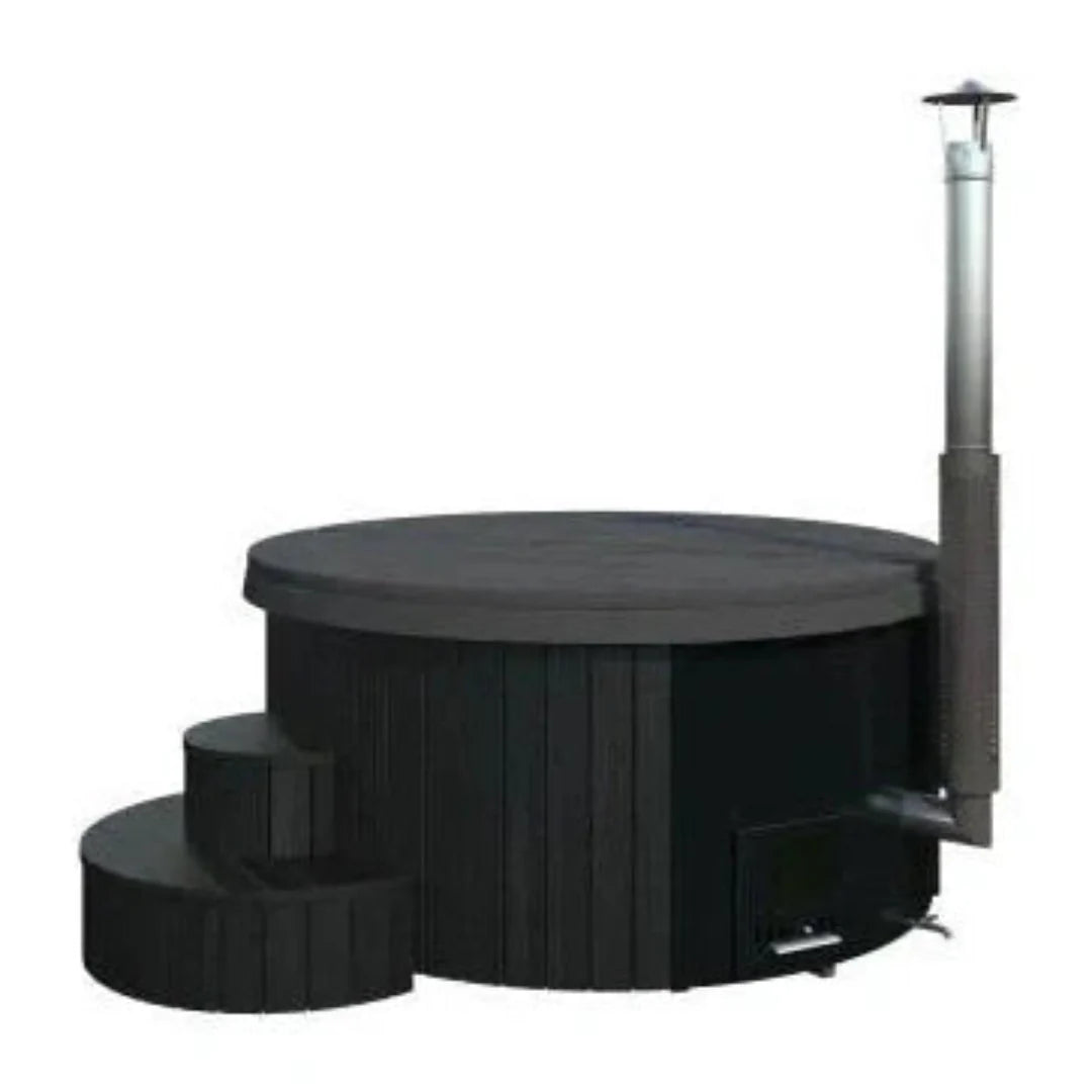 SaunaLife Model S4 Soak Series 6 Person Wood-Fired Hot Tub