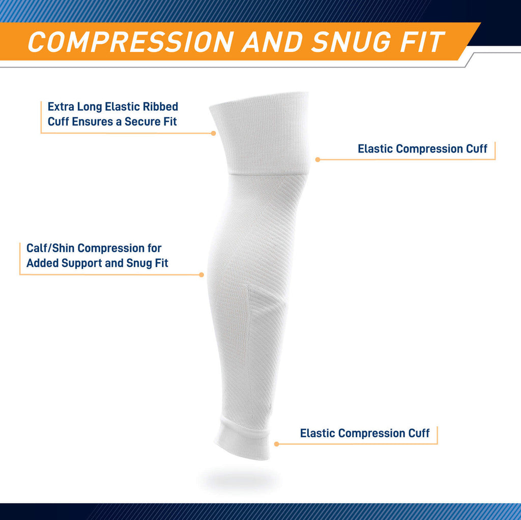 Sockapro Footless Soccer Sock / Compression Sock for Shin Guard | Marcy Sports