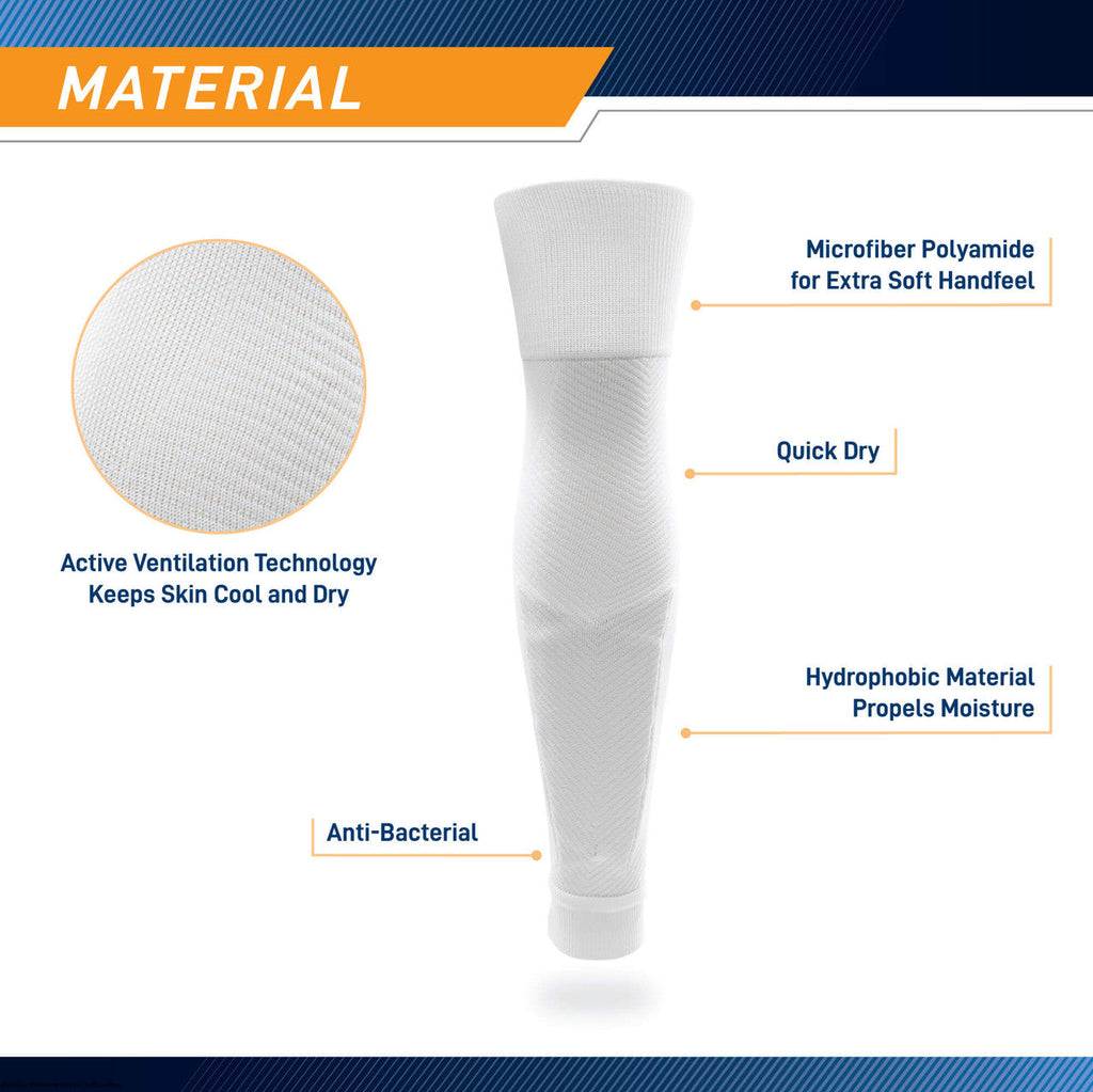Sockapro Footless Soccer Sock / Compression Sock for Shin Guard | Marcy Sports