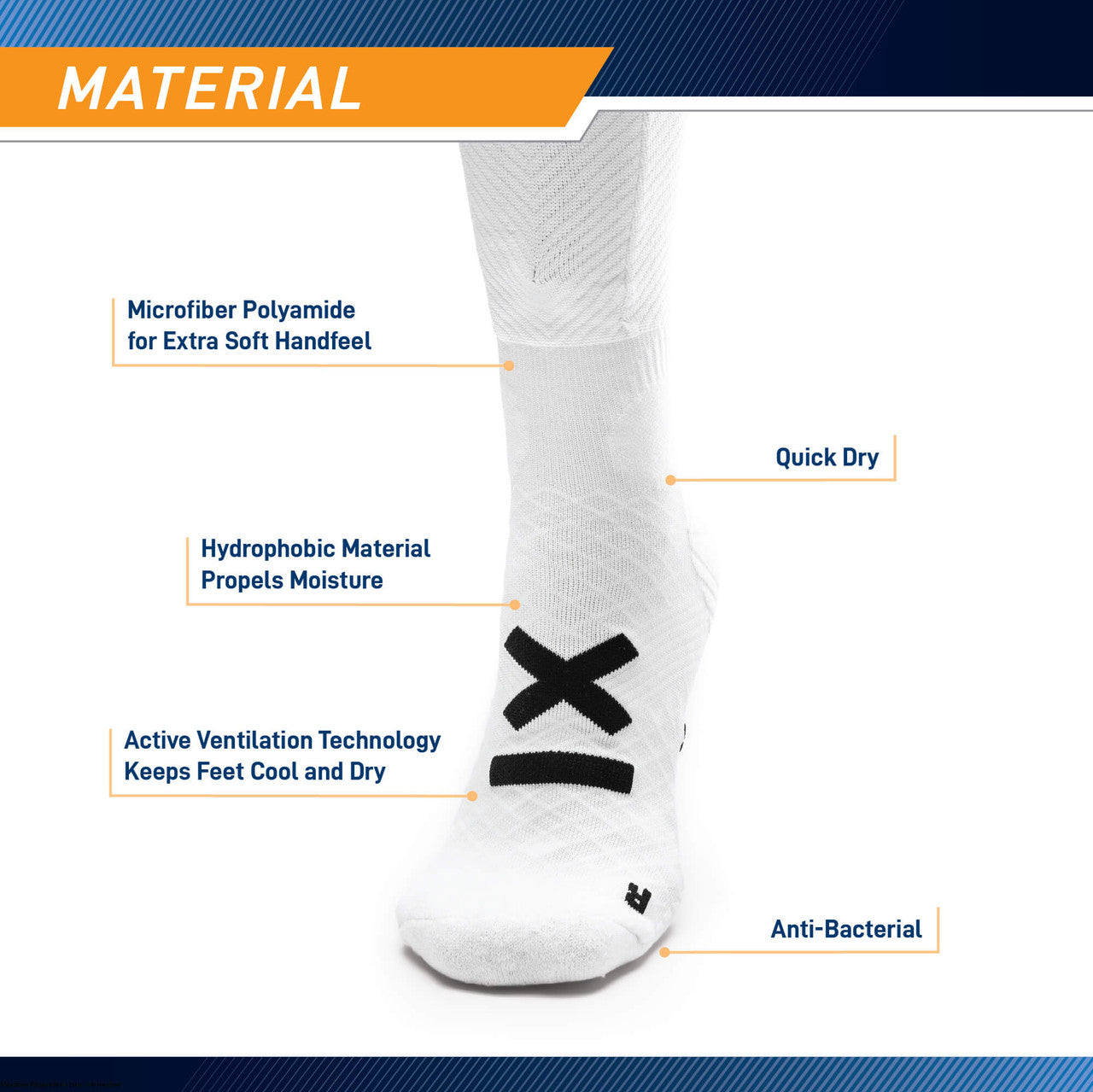 Sockapro Soccer Sock / Compression Sock for Shin Guard | Marcy Sports