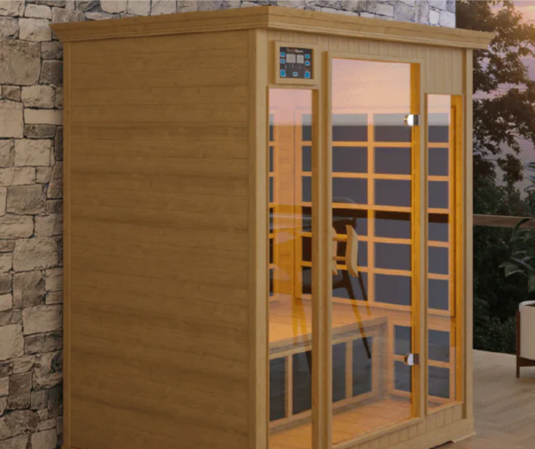HealthSmart 4-Person Corner FAR Infrared Sauna