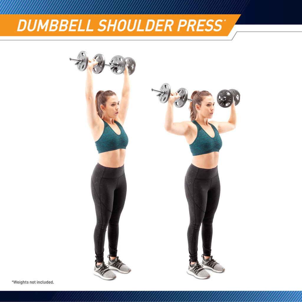 Standard Curl Bar & Dumbbell Handle Set | Marcy SDC-10.1