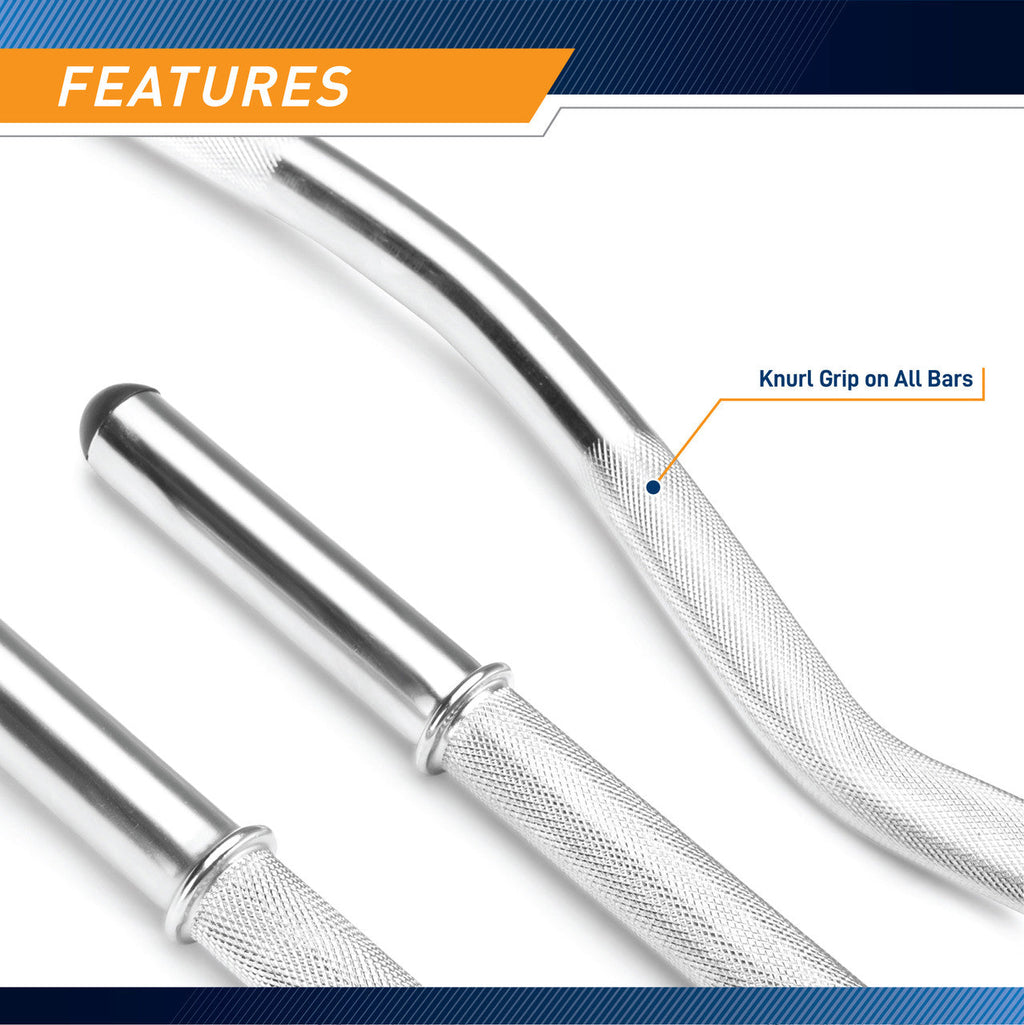 Standard Curl Bar & Dumbbell Handle Set | Marcy SDC-10.1