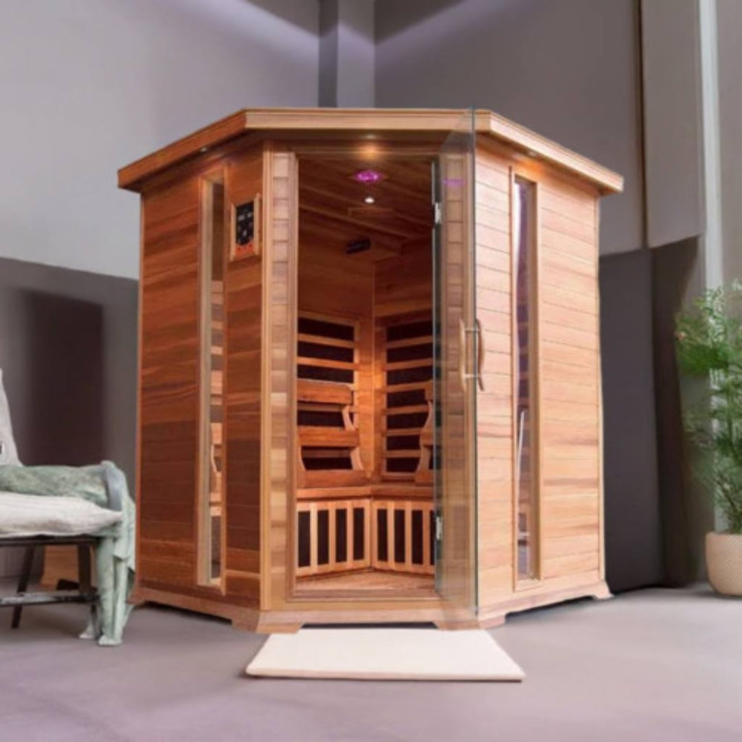 Sunray Saunas HL400KC Bristol Bay 4 Person Sauna