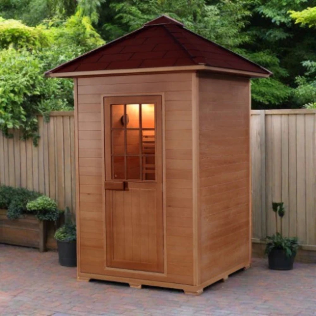 SunRay Saunas HL200D1 Eagle 2-Person Traditional Sauna