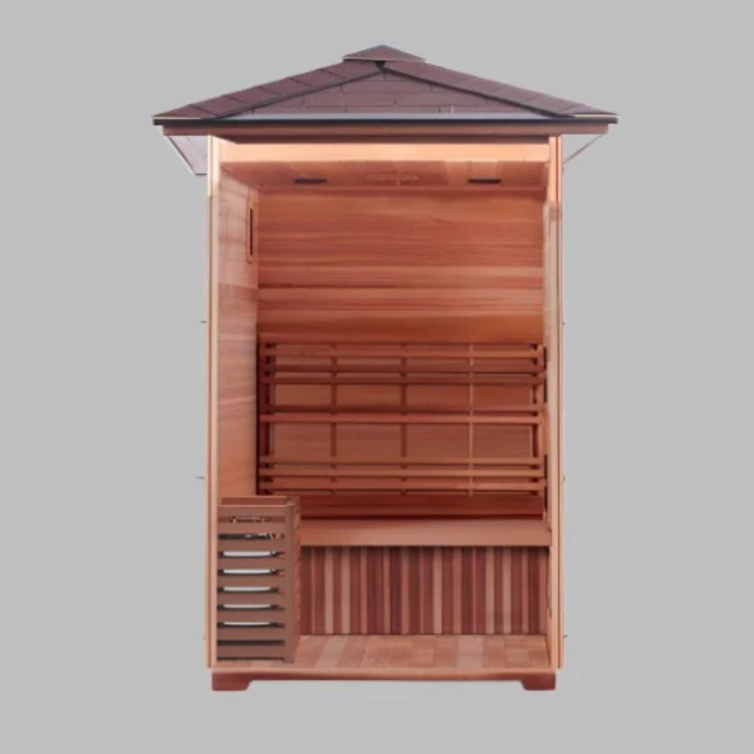SunRay Saunas HL200D1 Eagle 2-Person Traditional Sauna