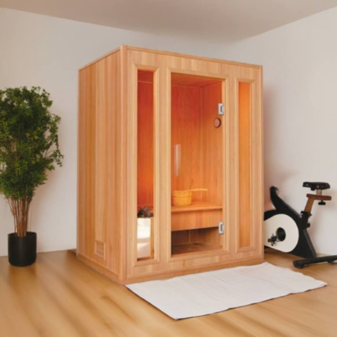 SunRay Saunas HL300SN Southport 3-Person Traditional Sauna