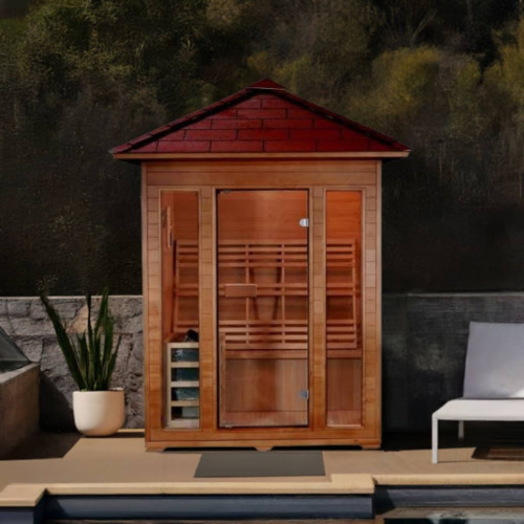 Sunray Saunas HL300D2 Waverly 3 Person Outdoor Sauna