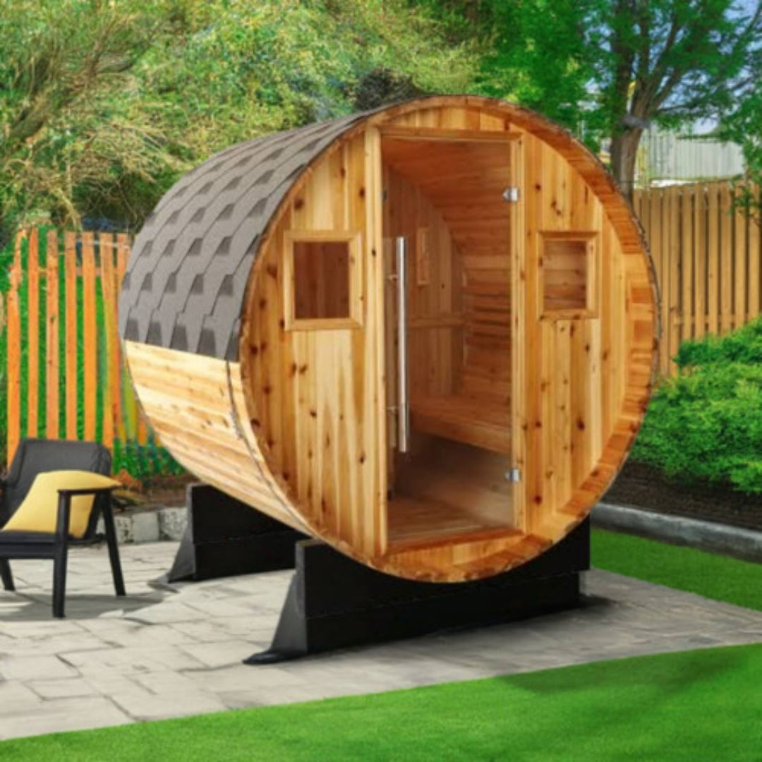 Sunray Saunas Solace 200SH 2 Person Traditional Barrel Sauna