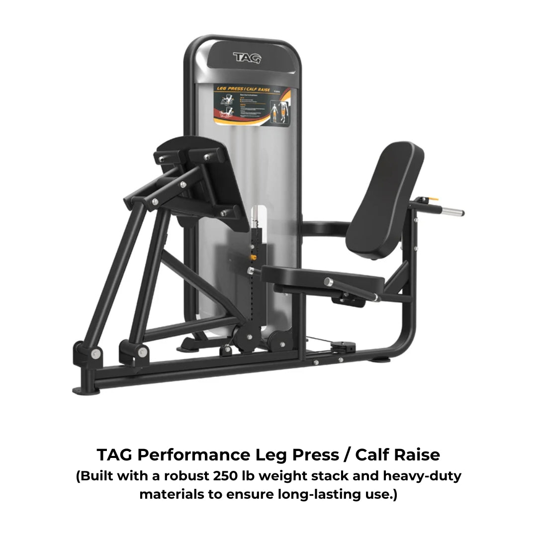 TAG Fitness Performance Leg Press/Calf Raise Machine