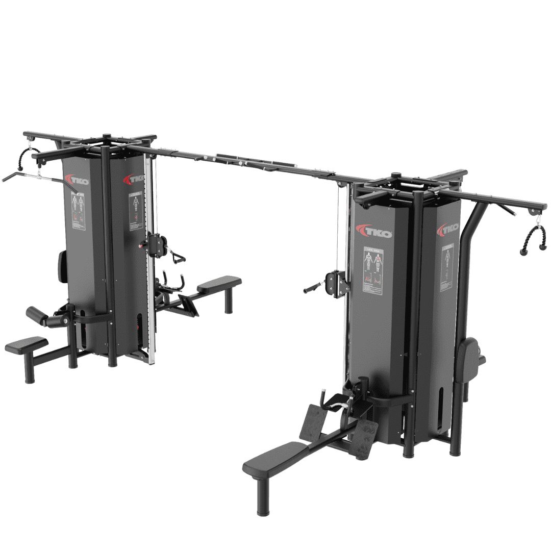 TKO Strength 8-Stack Jungle Gym Cable Machine 7033-B