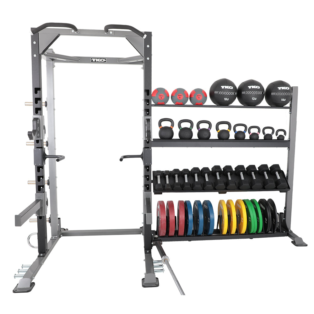 TKO Strength Half Rack With Storage Bundle 921HR-STRG