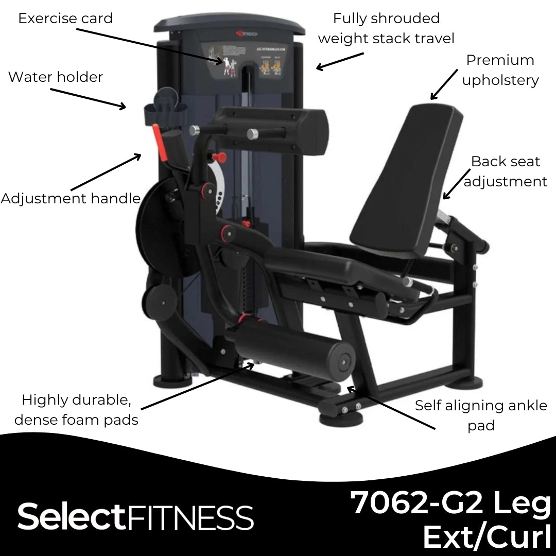 TKO 7062-G2 Signature Commercial Leg Extension & Curl Machine