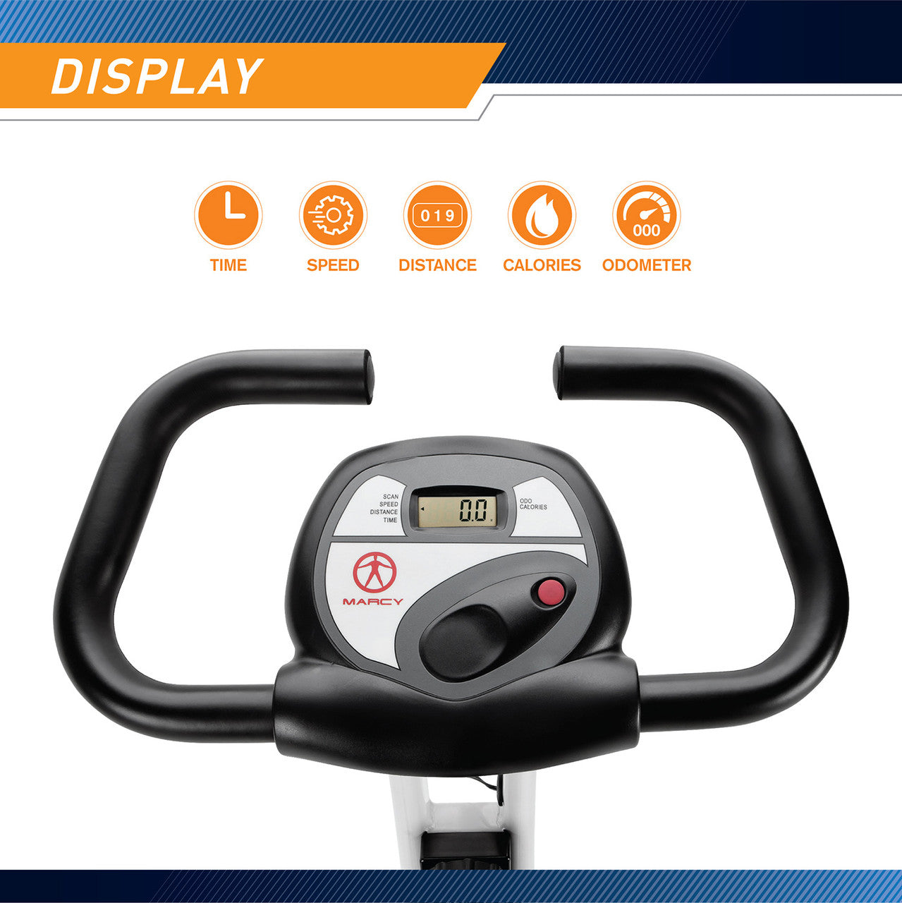 Foldable Upright Exercise Bike | Marcy NS-652