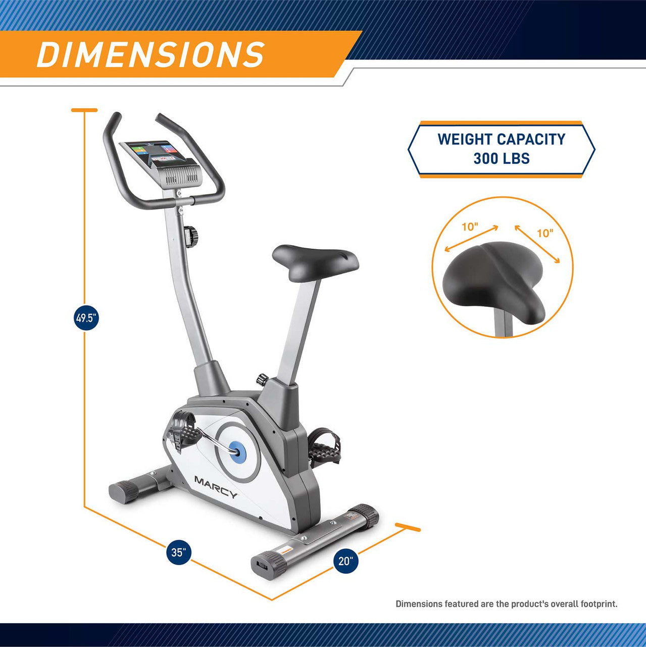 Magnetic Upright Exercise Bike | Marcy NS-40504U