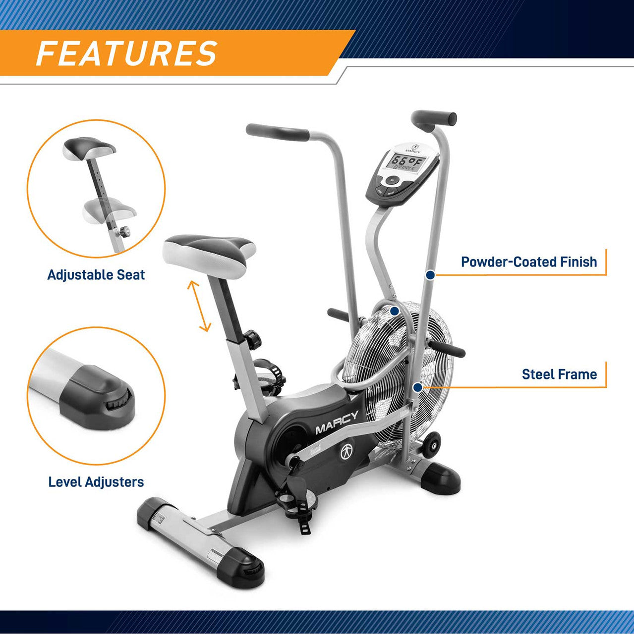 Deluxe Fan Bike | Marcy AIR-1