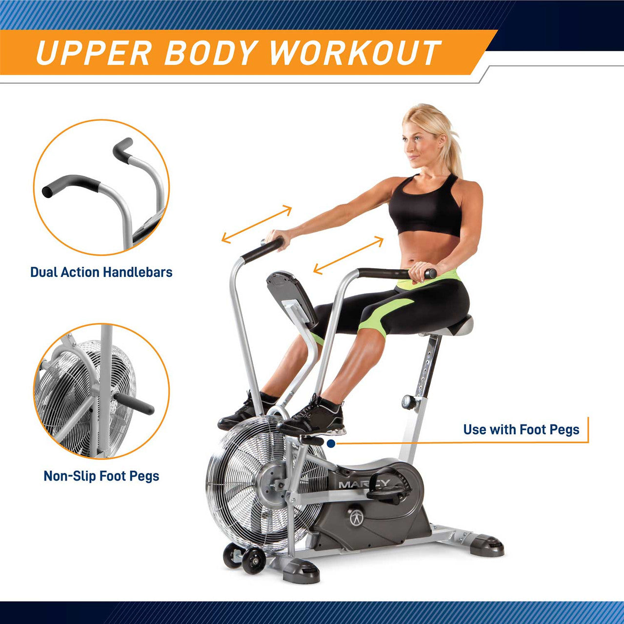 Deluxe Fan Bike | Marcy AIR-1