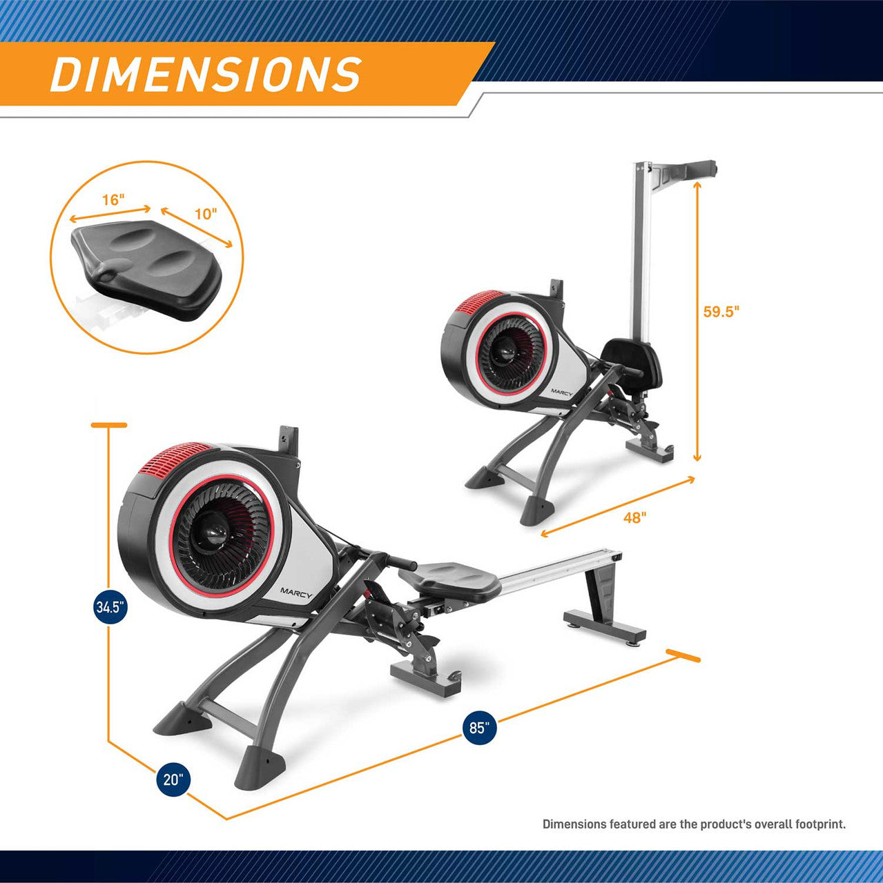 Marcy Turbine Rower | NS-6050RE
