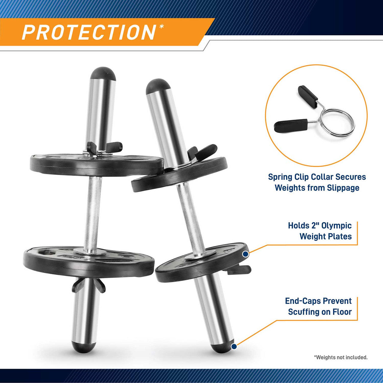 Olympic Curl Bar and Dumbbell Handle Set | ODC-21
