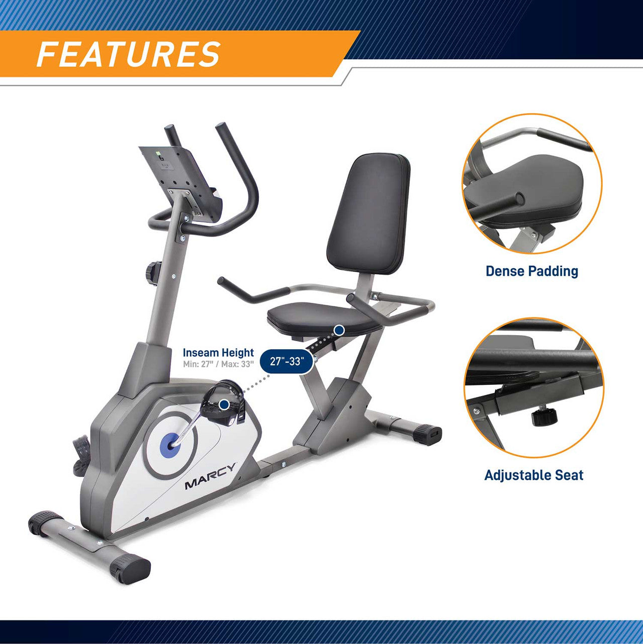 Recumbent Bike | Marcy NS-40502R