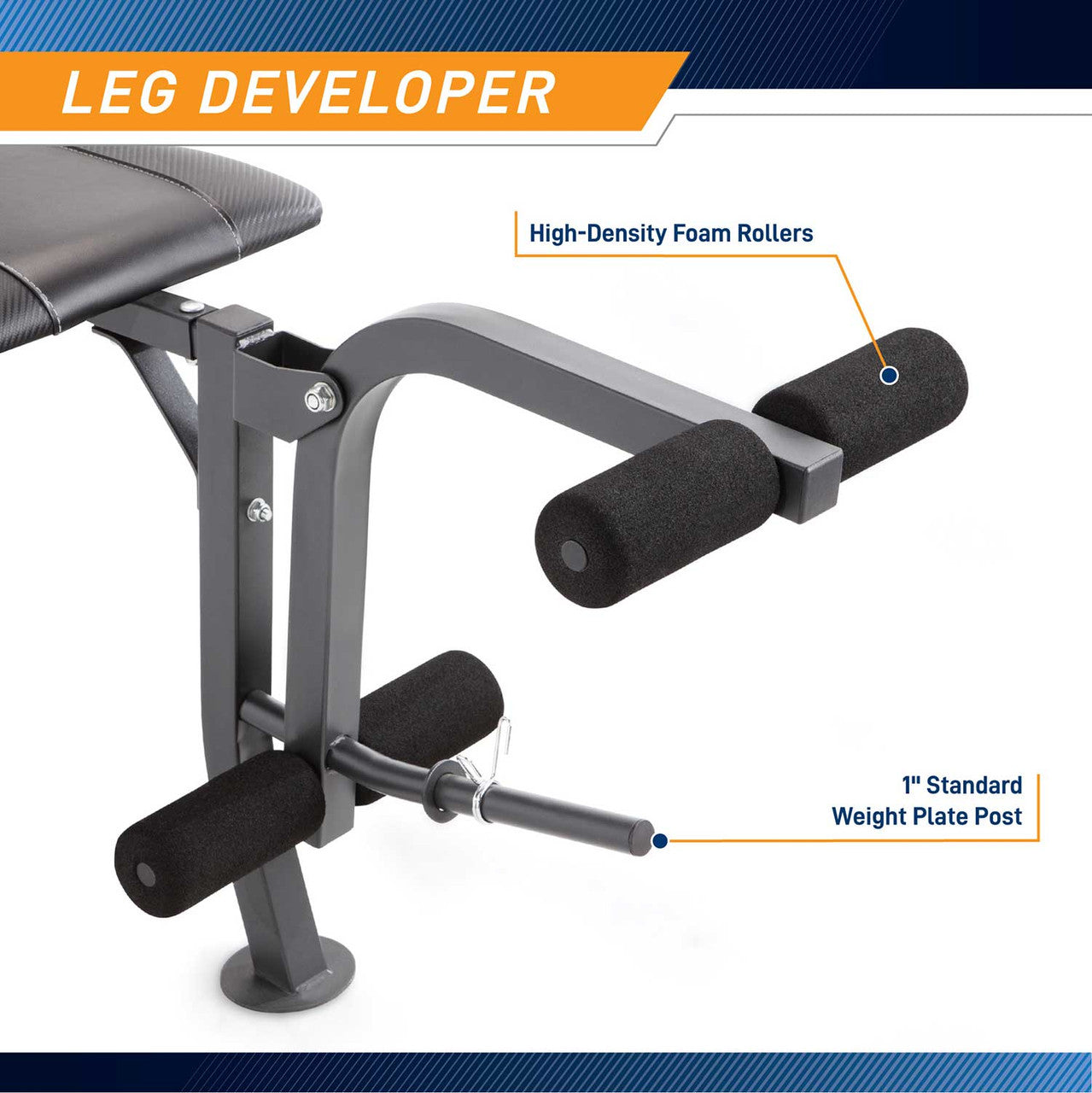 Standard Bench with 100lb Weight Set | Marcy Diamond Elite MD-2082W