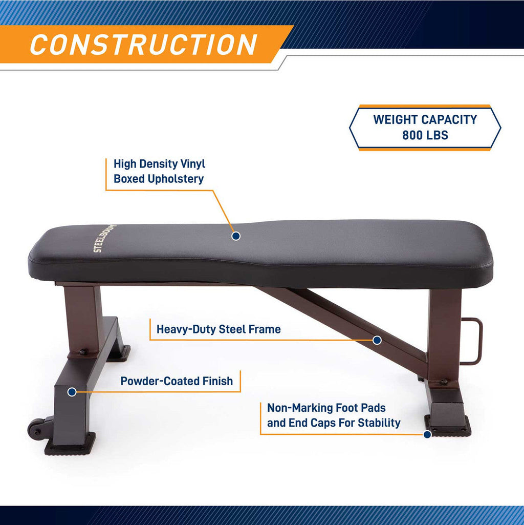SteelBody Flat Bench | STB-10101