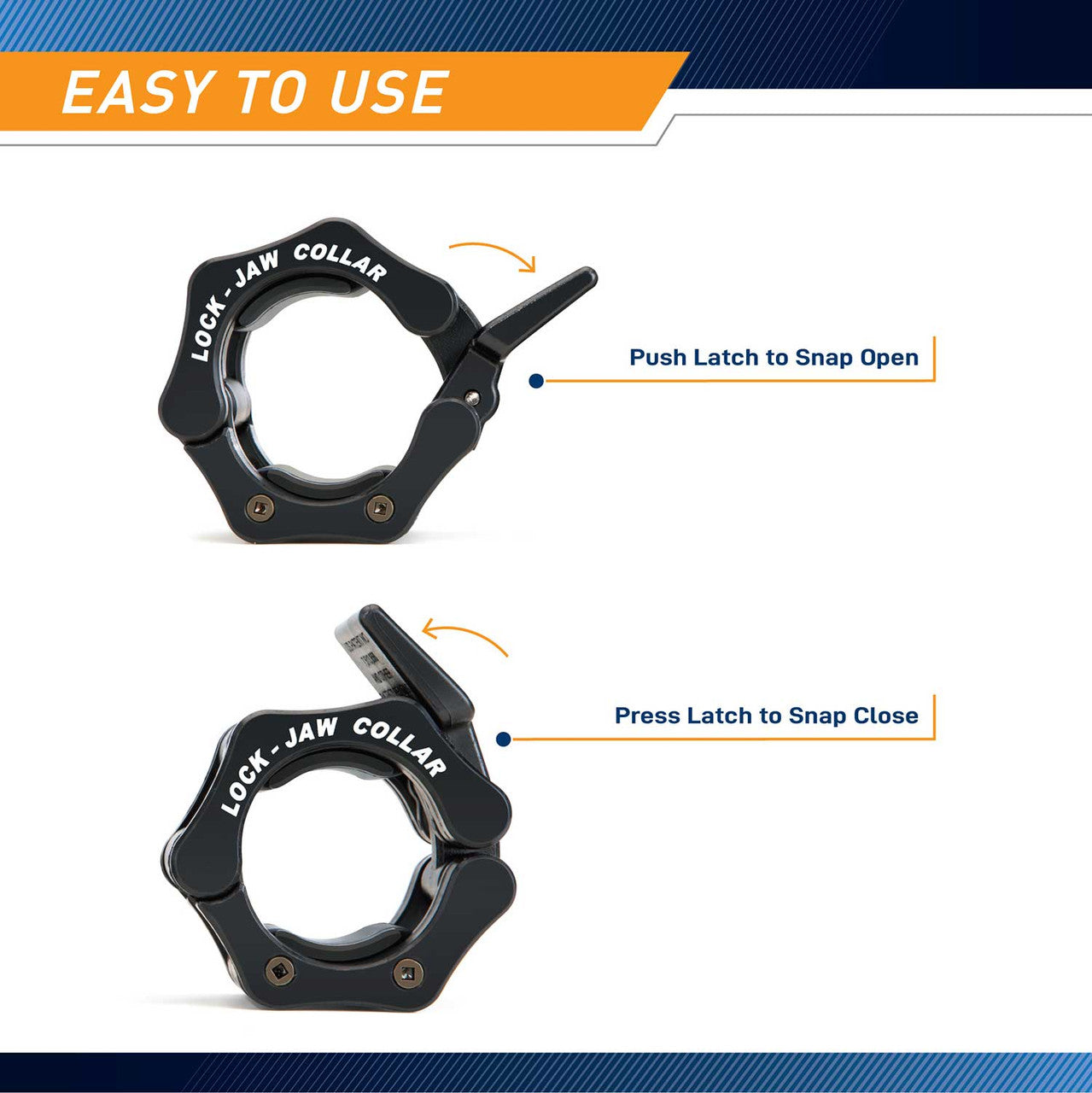 Lock Jaw Olympic Collars | OBC-5 SteelBody