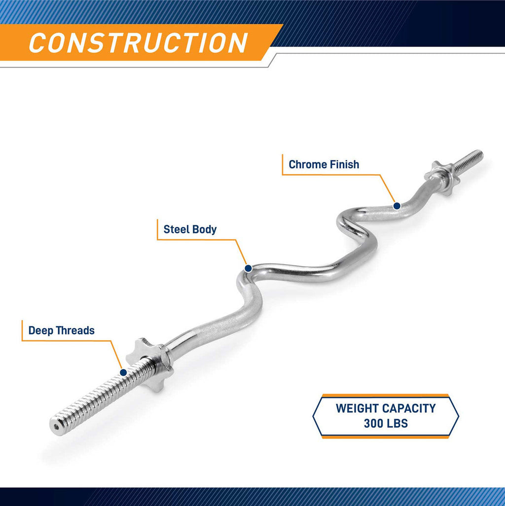 Tricep-Bicep Solid Combo Bar | TBC-51