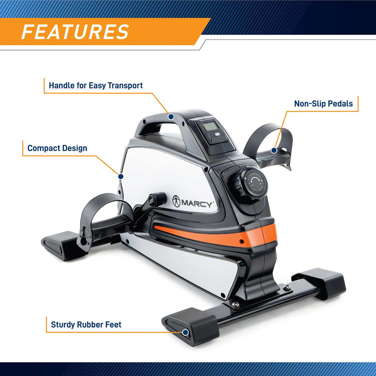 Portable Magnetic Mini-Cycle | Marcy NS-9200