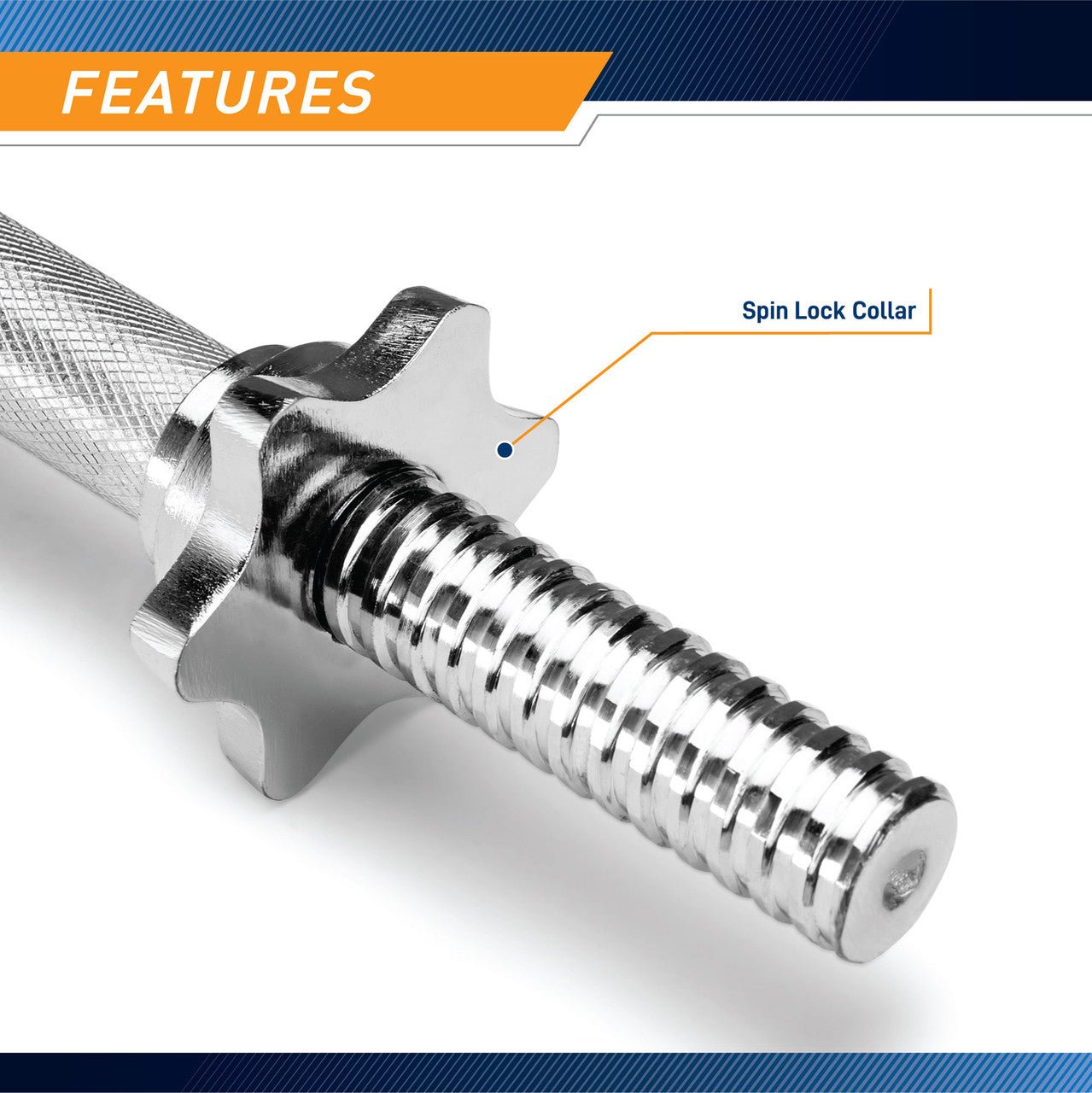 Threaded Dumbbell Handles | Marcy TDH-14.1