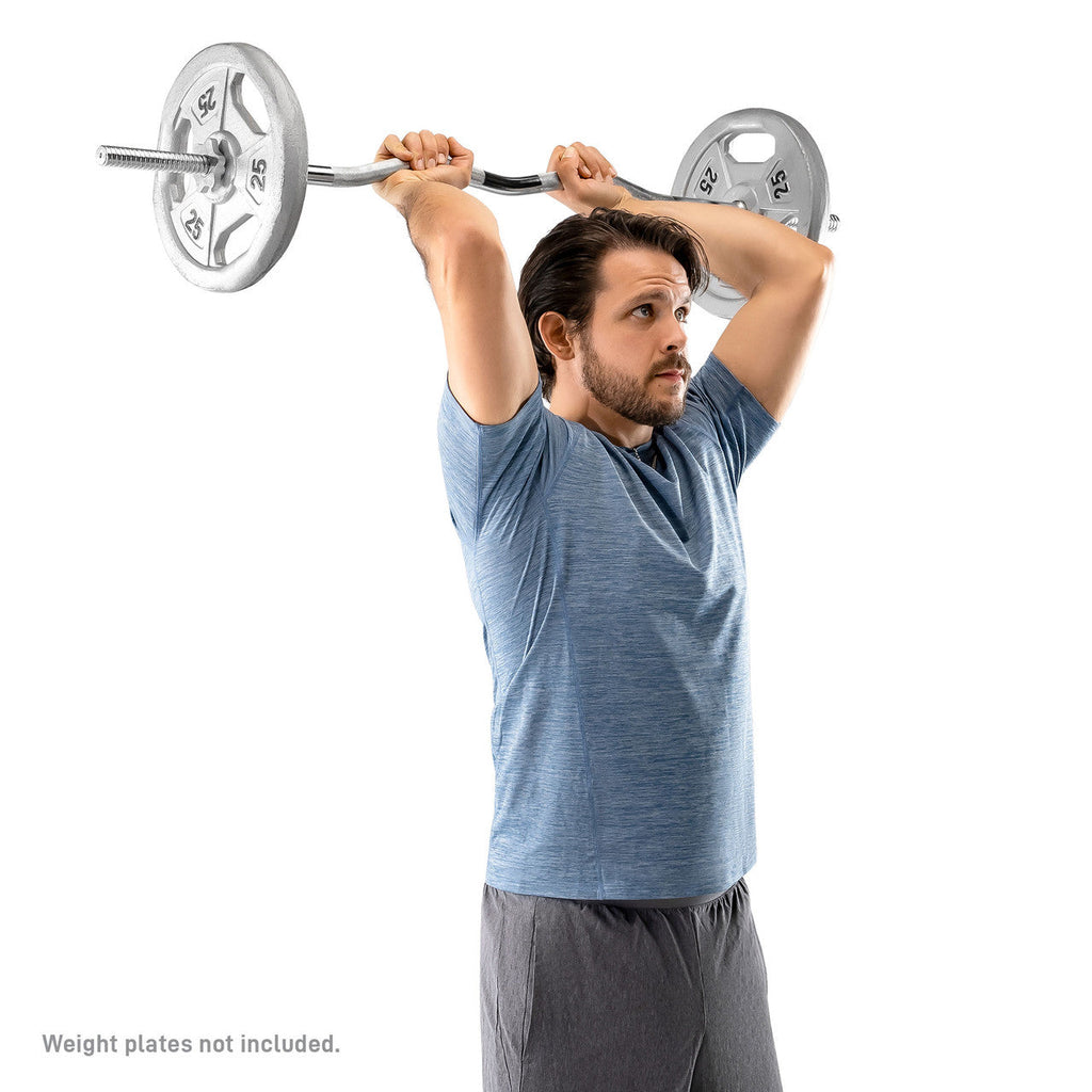 Threaded Standard Curl Bar | Marcy TCB-48R