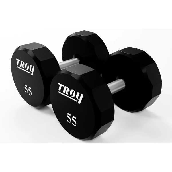 Troy Barbell 12- Sided Urethane Dumbbells TSD-U