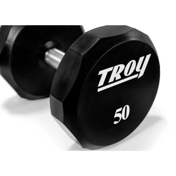 Troy Barbell 12- Sided Urethane Dumbbells TSD-U