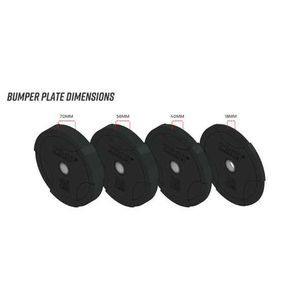 Troy Barbell Interlocking Rubber Bumper Plates- BO-SBP