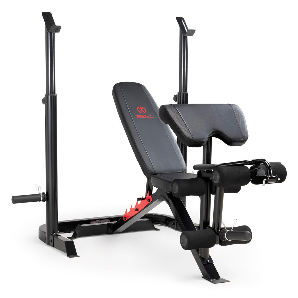 Two-Piece Olympic Weight Bench and Squat Bar Catch Marcy | MD-7836