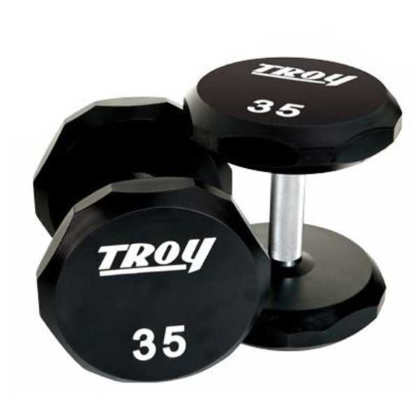 Troy Barbell 12- Sided Urethane Dumbbells TSD-U