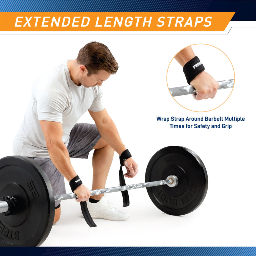 Weight Lifting Straps to Improve Grip (Pair) | ProIron PRO-ZLD01-1