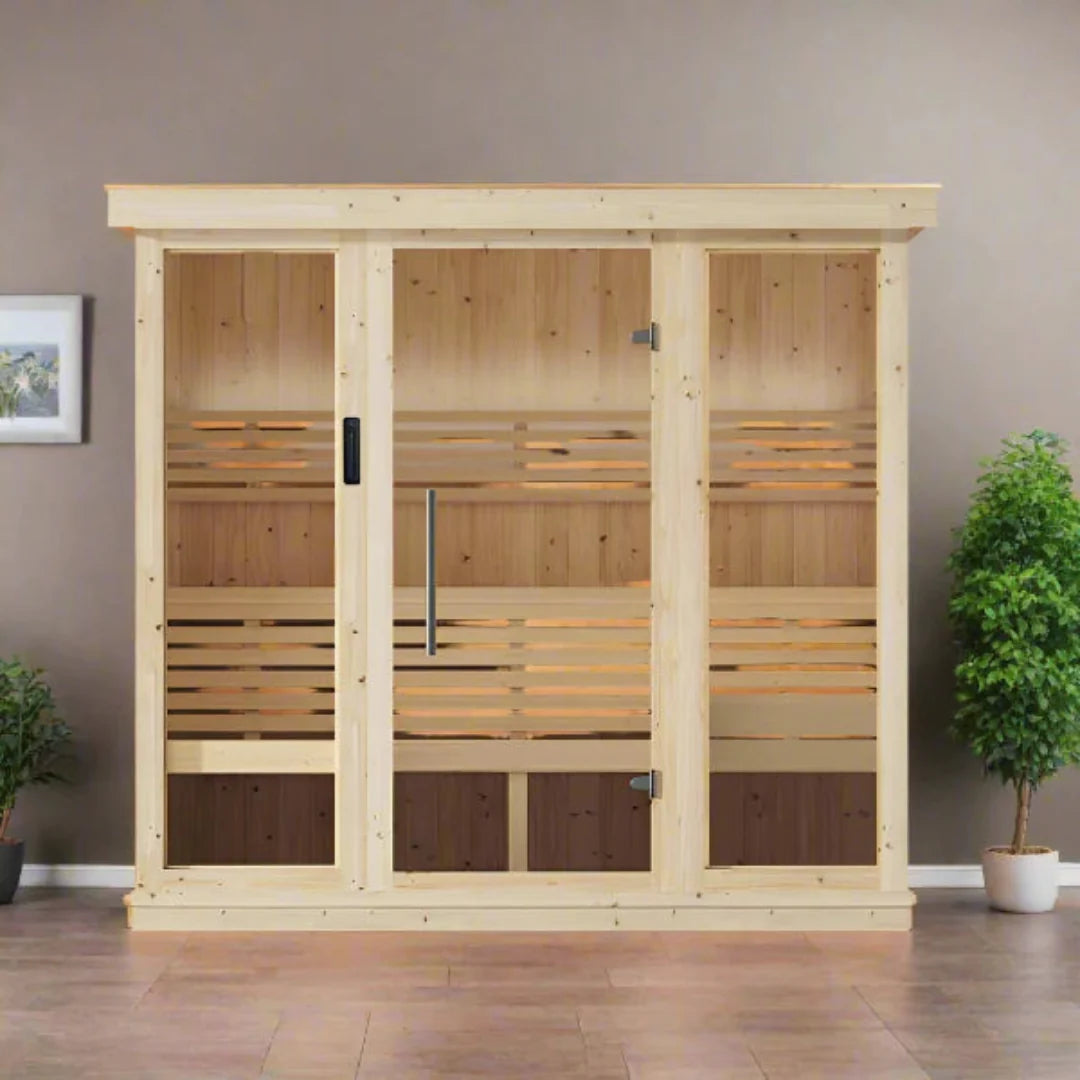 SaunaLife Model X7 6 Person Indoor Traditional Sauna