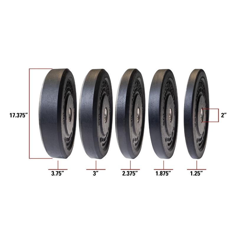Body-Solid USA Premium Bumper Plates OBPH